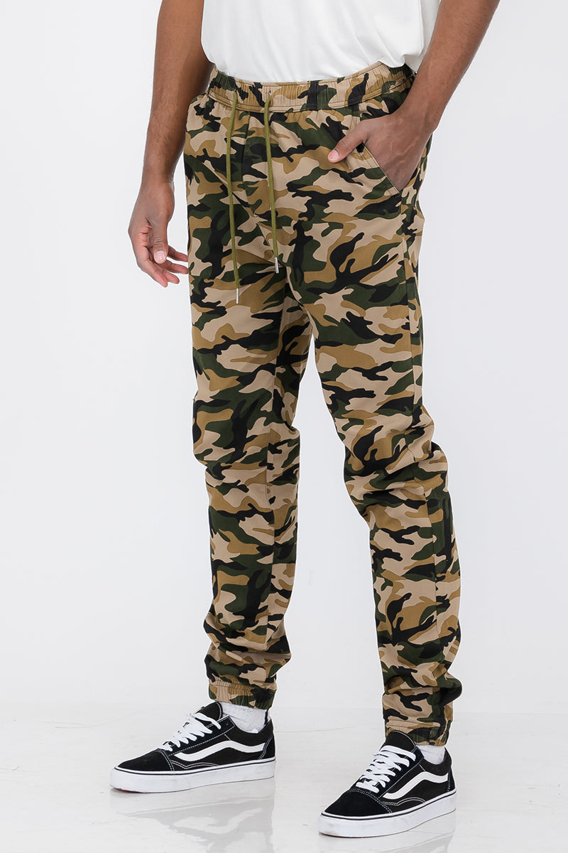 Solid Jogger Pants J133 - Camo