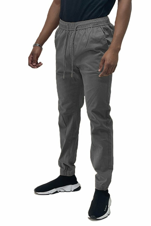 Solid Jogger Pants J133 - Grey
