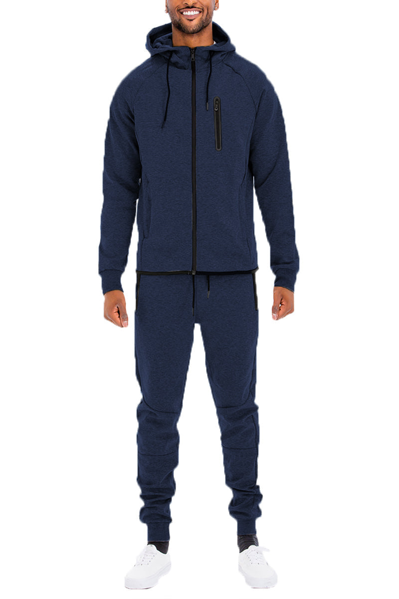 Tech Fleece Tracksuit - Navy - Men's Premium Sweat Set