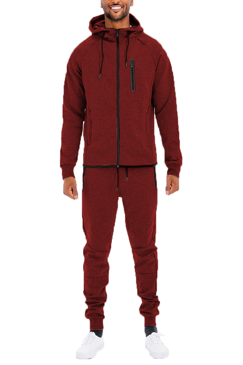 Tech Fleece Tracksuit - Viking Red - Men's Premium Sweat Set