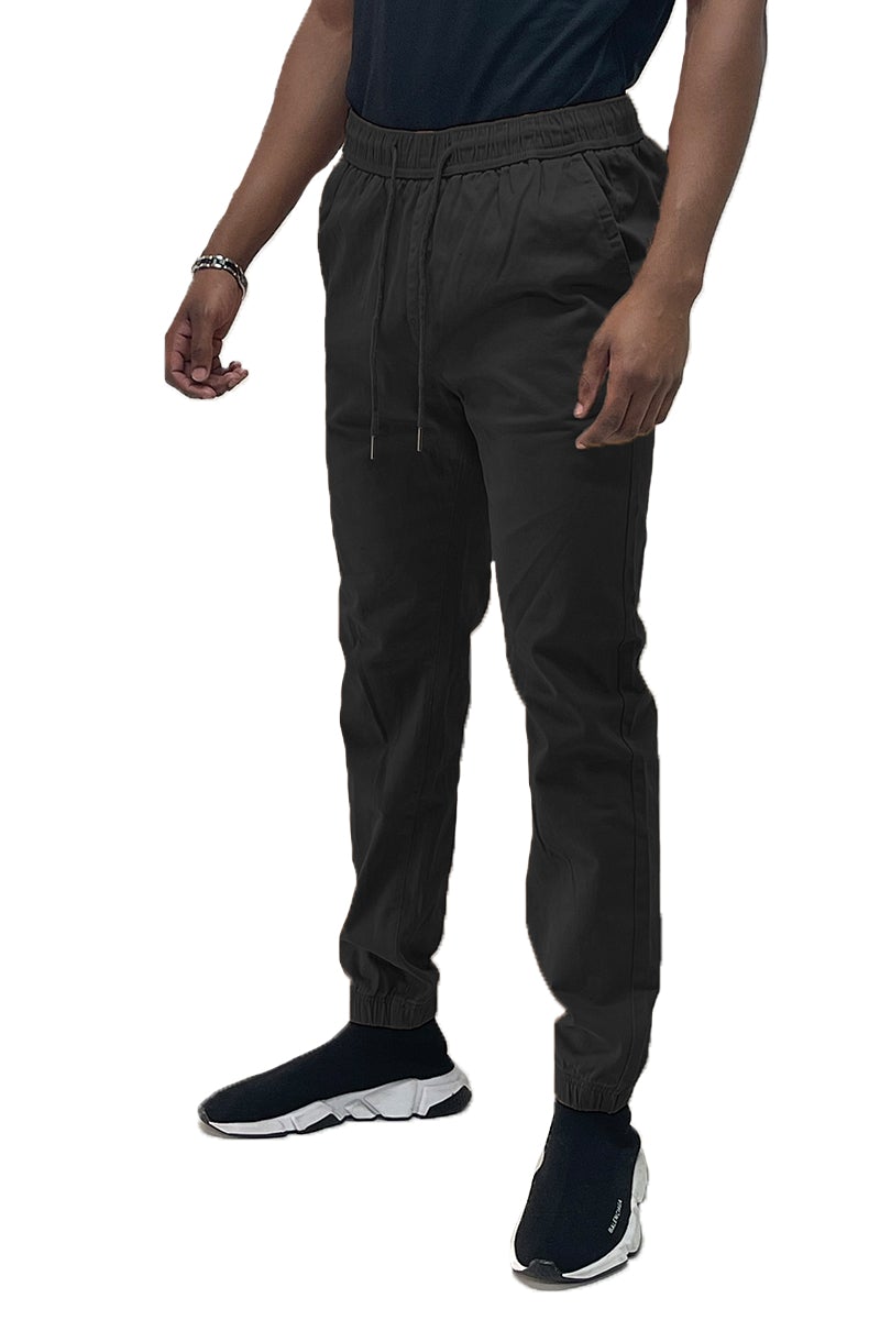 Solid Jogger Pants J133 - Black